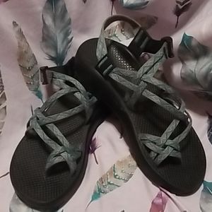 Chaco strappy sandal teal grey classic zx